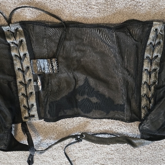 Harley Davidson Metallic Silver Halter Top - Picture 5 of 5